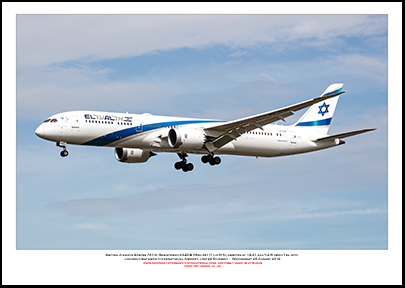 4X-EDB - El Al Israel Airlines Boeing 787-9 (Msn42117 Ln 616) - 01