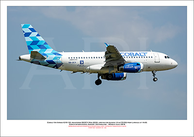 5B-DCV - Cobalt Air Airbus A319-132  (Msn 2032) - 01