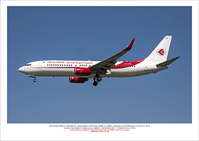 7T-VKG - Air Algerie Boeing 737-8D6 WL (Msn 40861 Ln 3596) - 01