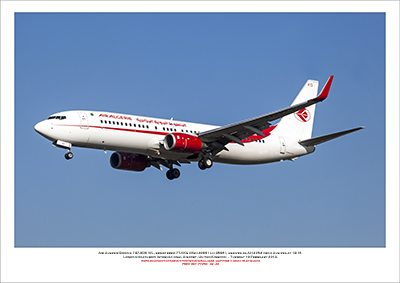 7T-VKG - Air Algerie Boeing 737-8D6 WL (Msn 40861 Ln 3596) - 02