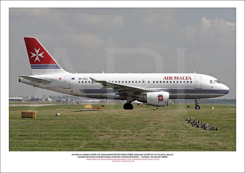 9H-AEJ - Air Malta Airbus A319-112  (Msn 2196) - 02