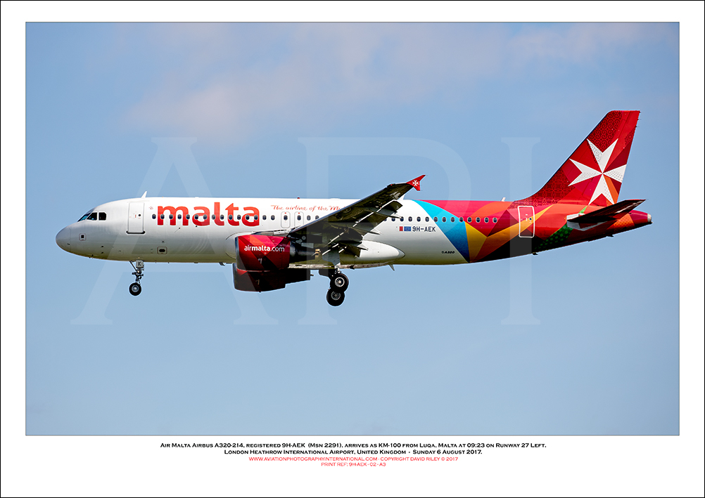 9H-AEK - Air Malta Airbus A320-214  (Msn 2291) - 02