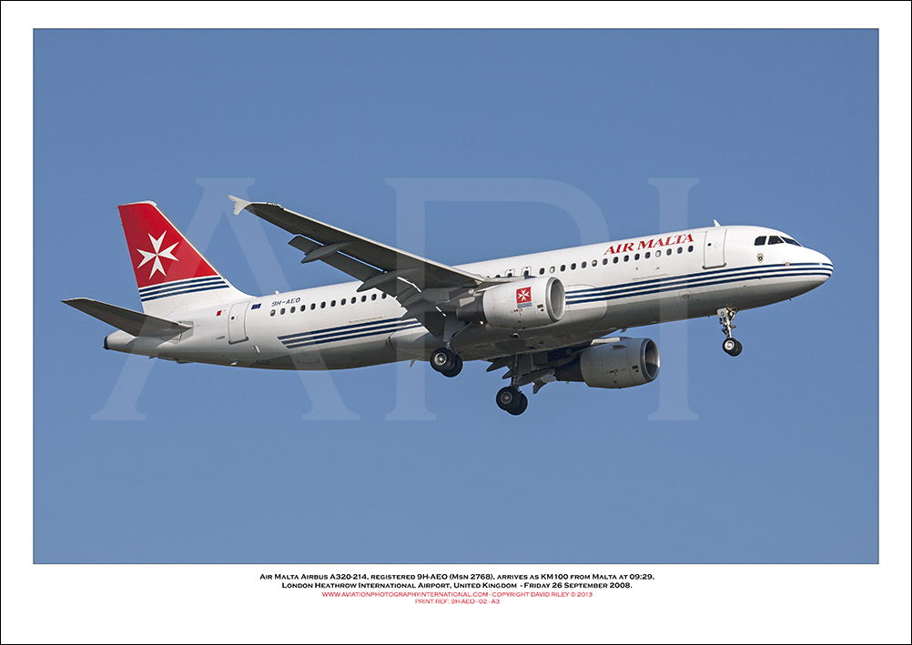 9H-AEO - Air Malta Airbus A320-214  (Msn 2768) - 02