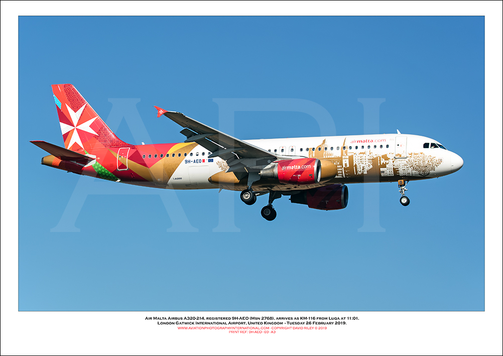 9H-AEO - Air Malta Airbus A320-214  (Msn 2768) - 03