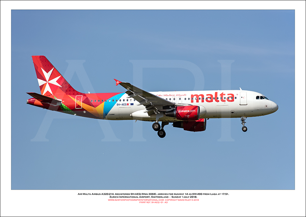 9H-AEQ - Air Malta Airbus A320-214  (Msn 3068) - 01