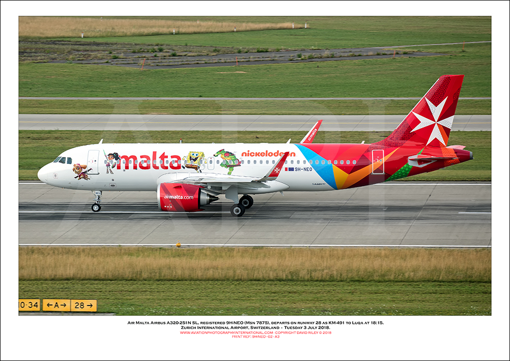 9H-NEO - Air Malta Airbus A320-251Nn SL  (Msn 7875) - 02