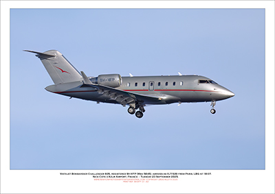 9H-VFP - VistaJet  Bombardier Challenger 605 (Msn 5845) - 01