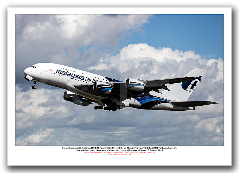 9M-MNE - Malaysia Airlines Airbus A380-841  (Msn 094) - 01