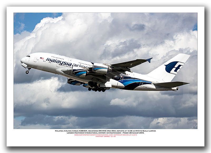 9M-MNE - Malaysia Airlines Airbus A380-841  (Msn 094) - 02
