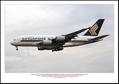 9V-SKI - Singapore Airlines Airbus A380-841 (Msn 034) - 02