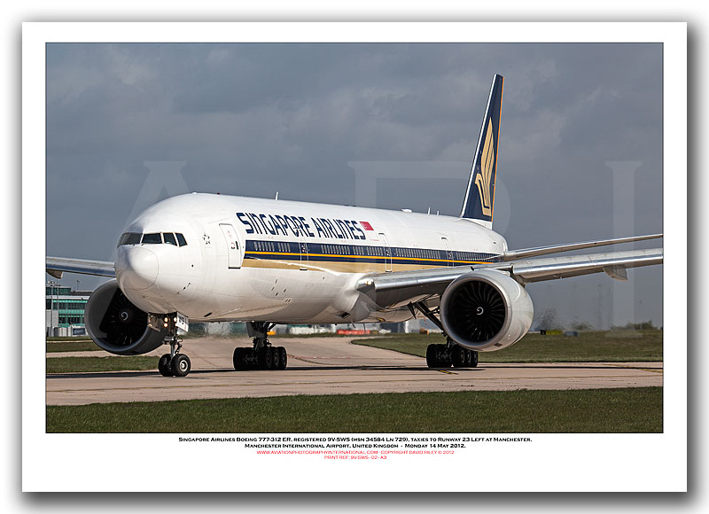 9V-SWS - Singapore Airlines Boeing 777-312 ER (Msn 34584 Ln 729) - 02