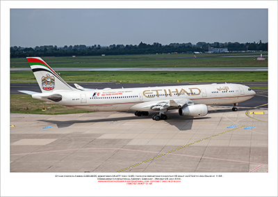 A6-AFF - Etihad Airways Airbus A330-343X (Msn 1245) - 01