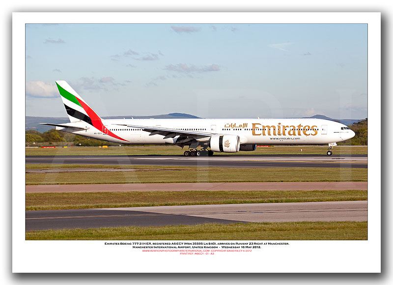 A6-ECY - Emirates Boeing 777-31H ER (Msn 35595  Ln 840) - 01