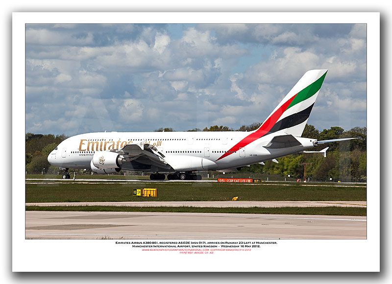 A6-EDE - Emirates Airbus A380-861 (Msn 017) - 01