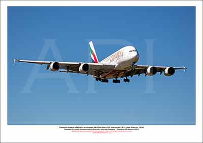 A6-EDW - Emirates Airbus A380-861 (Msn 103) - 01