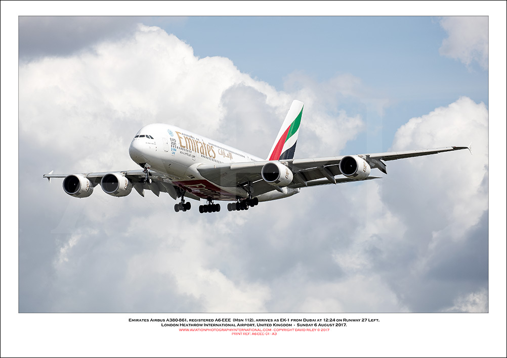 A6-EEE - Emirates Airbus A380-861 (Msn 112) - 01