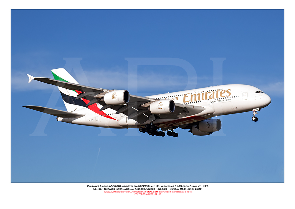 A6-EEE - Emirates Airbus A380-861 (Msn 112) - 02
