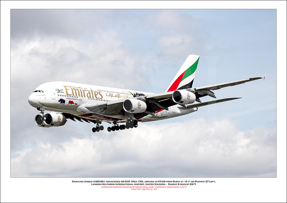 A6-EER - Emirates Airbus A380-861 (Msn 139) - 01