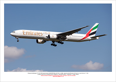A6-EMW - Emirates Boeing 777-31H ER (Msn 32700 Ln 434) - 01