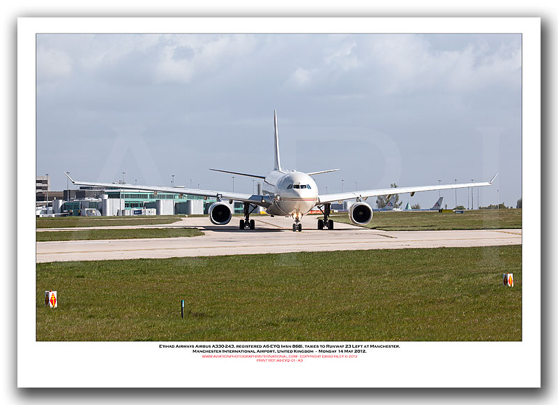 A6-EYQ - Etihad Airways Airbus A330-243 (Msn 868) - 01