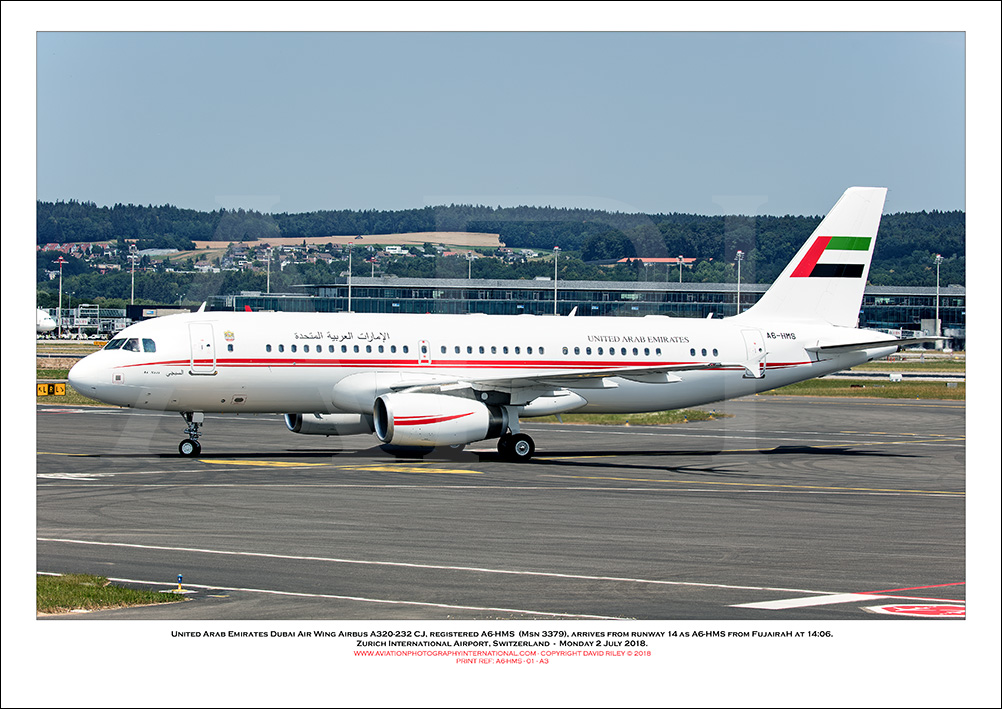 A6-HMS - United Arab Emirates Dubai Air Wing Airbus A320-232 CJ  (Msn 3379) - 01