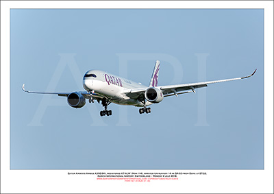 A7-ALW - Qatar Airways Airbus A350-941 (Msn 114) - 01