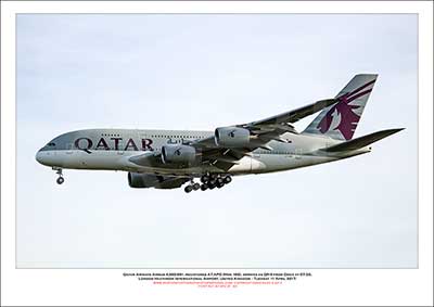A7-APD - Qatar Airways Airbus A380-861  (Msn 160) - 01
