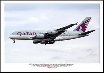 A7-APJ - Qatar Airways Airbus A380-861  (Msn 254) - 01