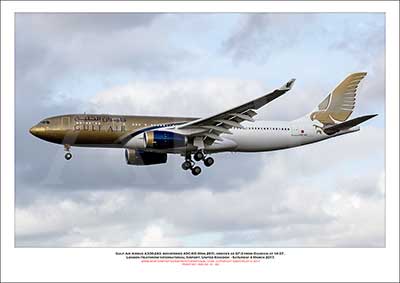 A9C-KD  - Gulf Air Airbus A330-243  (Msn 287) - 02