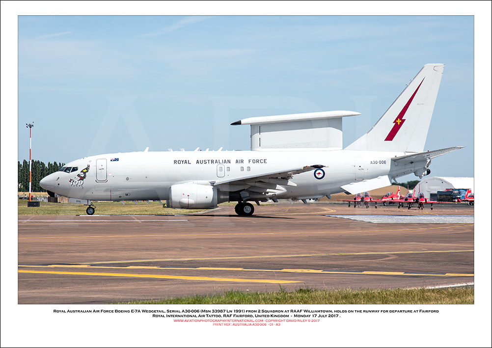 AUSTRALIA-A30-006 - Royal Australian Air Force Boeing E-7A Wedgetail,  (Msn 33987 Ln 1991) - 01