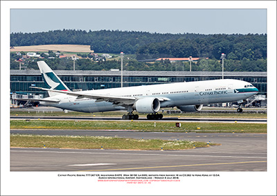 B-KPE-  Cathay Pacific Boeing 777-367 ER (Msn 36156  Ln 685) - 01