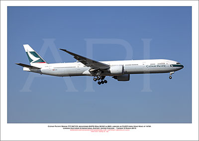 B-KPQ-  Cathay Pacific Boeing 777-367 ER (Msn 36162 Ln 860) - 01