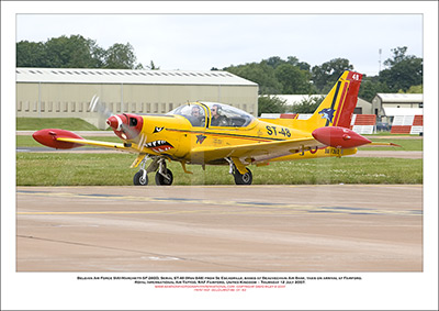 BEGIUM-ST-48 - Belgian Air Force SIAI-Marchetti SF-260D  (Msn 848) - 01