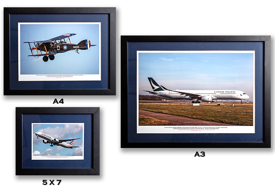 Image - Black Frames with Dark Blue Mats