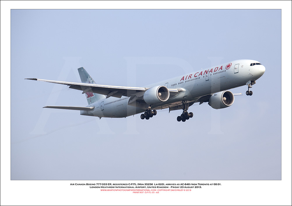 C-FITL - Air Canada Boeing 777-333 ER  (Msn 35256  Ln 620  - 01
