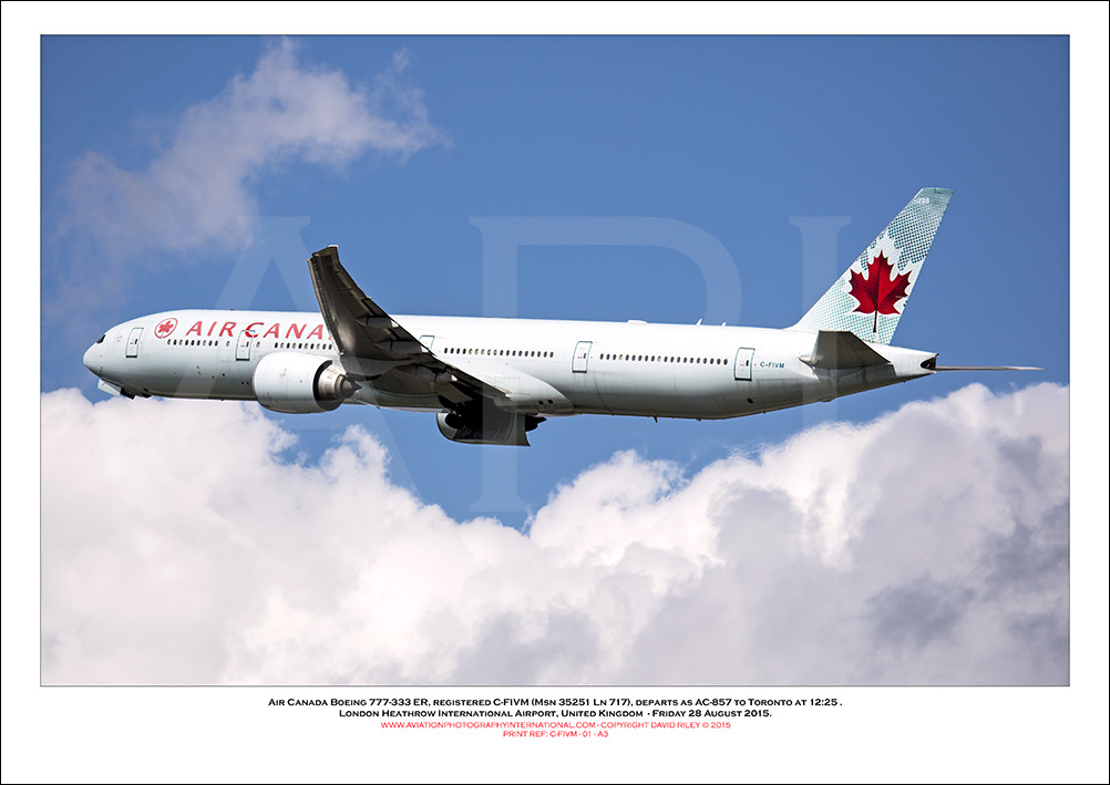C-FIVM - Air Canada Boeing 777-333 ER  (Msn 35251 Ln 717)  - 01
