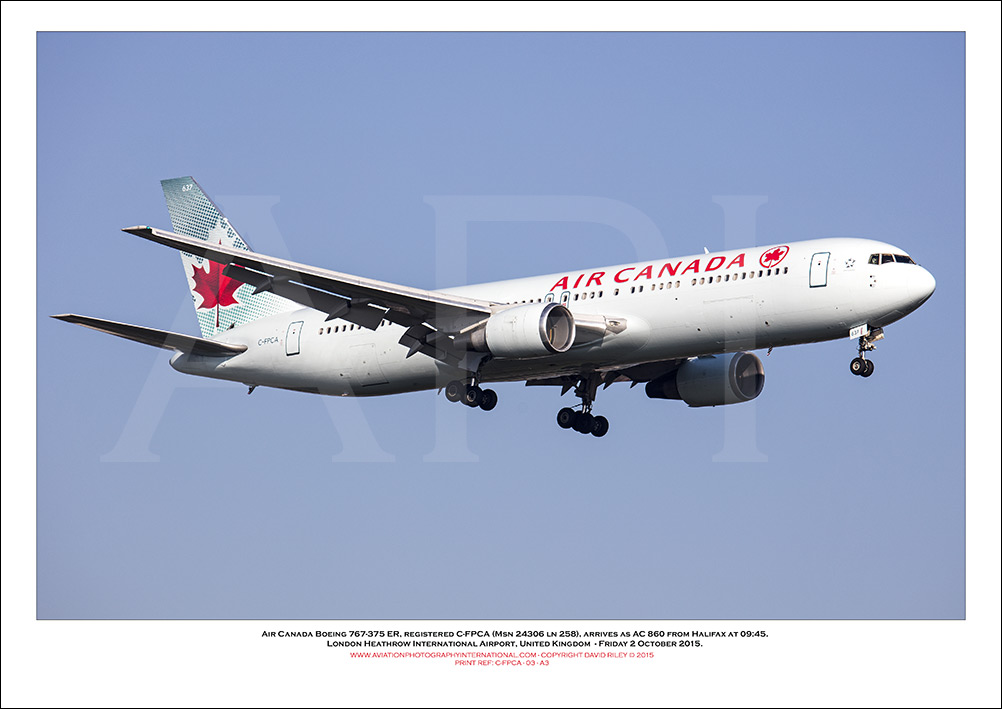 C-FPCA - Air Canada Boeing 767-375 ER (Msn 24306 Ln 258) - 03