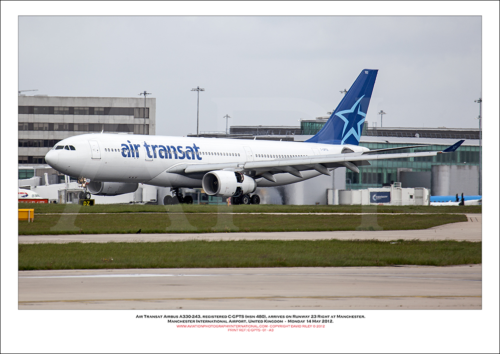 C-GPTS - Air Transat Airbus A330-243  (Msn 480) - 01
