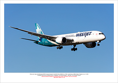 C-GUDH - Westjet AirlinesBoeing B787-9  (Msn 64974 Ln 792) - 01