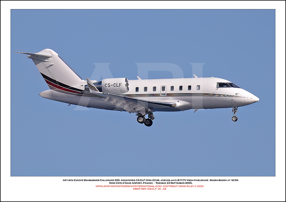 CS-CLF - Net Jets Europe Bombardier Challenger 650 (Msn 6214) - 01