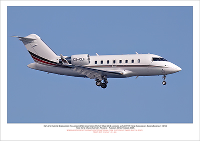 CS-CLF - Net Jets Europe Bombardier Challenger 650 (Msn 6214) - 01