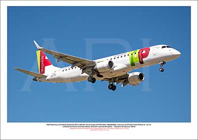 CS-TPS - TAP Portugal Express Embraer ERJ-190 LR (Msn 190-00493) - 01