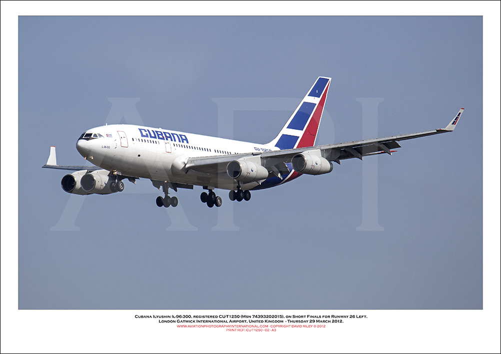CU-T1250 - Cubana Ilyushin Il-96-300  (Msn 74393202015) - 02