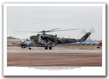 7356 - Army of the Czech Republic Air Force MIL Mi-24V  (Msn 087356) - 01