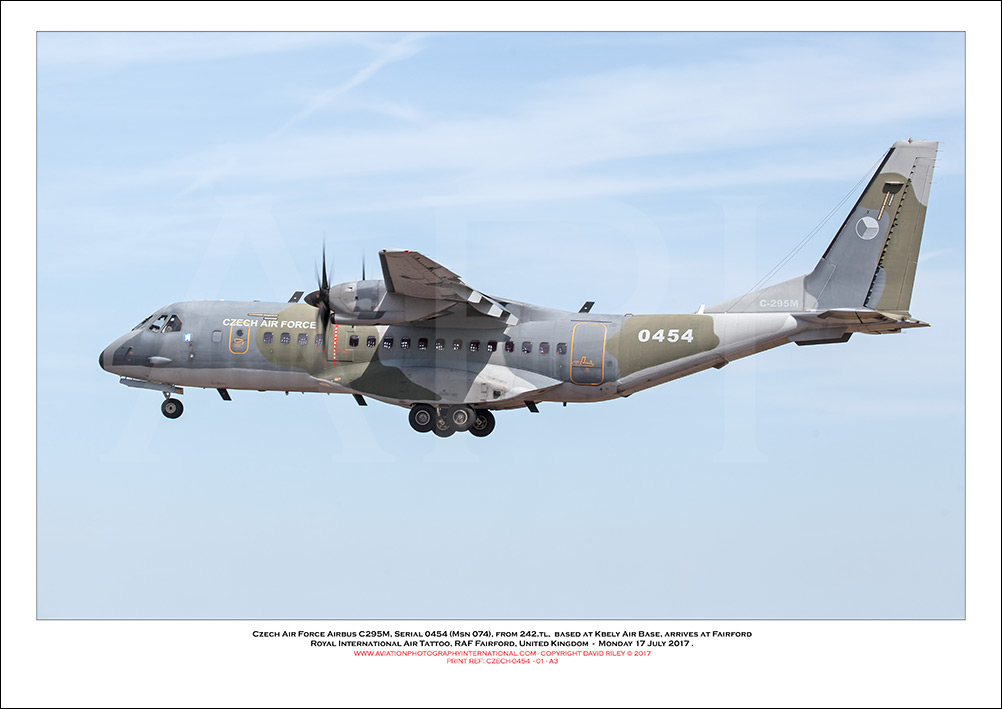 CZECH-0454 - Czech Air Force Airbus C295M  (Msn 074) - 01