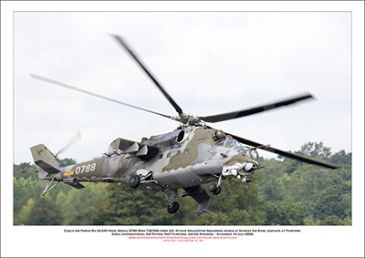 CZECH-0788 - Czech Air Force Mil Mi-24V Hind  (Msn 730788)  - 01