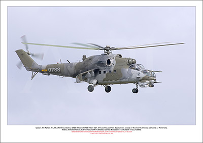 CZECH-0788 - Czech Air Force Mil Mi-24V Hind  (Msn 730788)  - 02