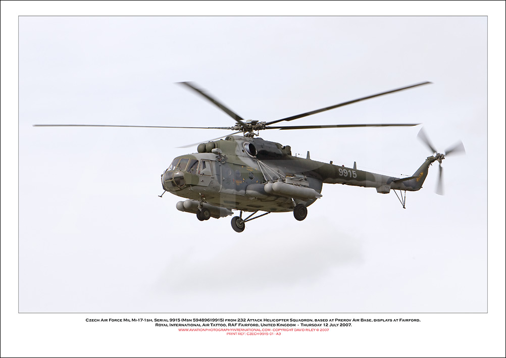 CZECH-9915 - Czech Air Force Mil Mi-17-1sh  (Msn 59489619915)  - 01
