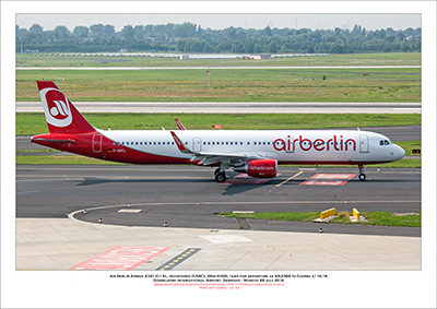 D-ABCL - Air Berlin Airbus A321-211 SL  (Msn 6168) -2
