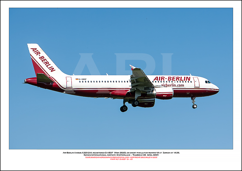 D-ABDF - Air Berlin Airbus A320-214 (Msn 2820) - 01